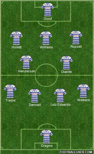 Queens Park Rangers Formation 2012