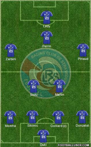 Racing Club de Strasbourg-Football Formation 2012