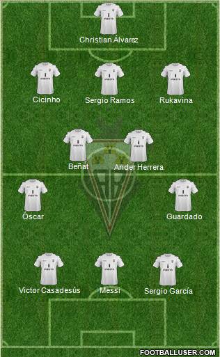 Albacete B., S.A.D. Formation 2012