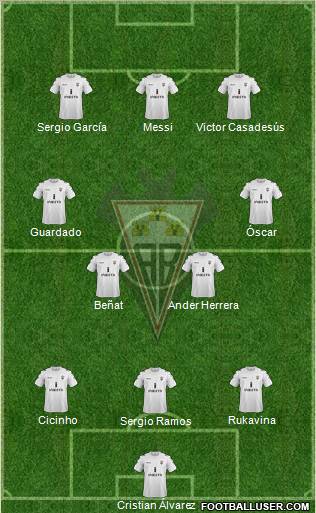 Albacete B., S.A.D. Formation 2012