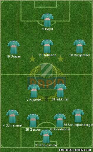 SK Rapid Wien Formation 2012