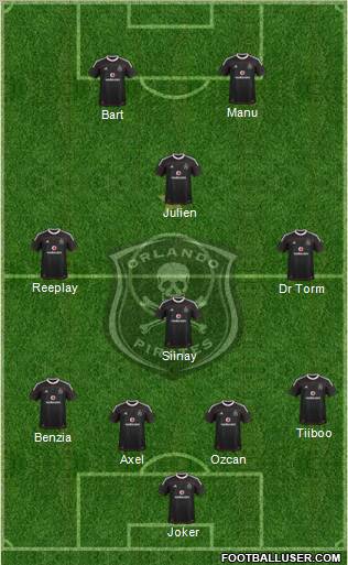 Orlando Pirates Formation 2012