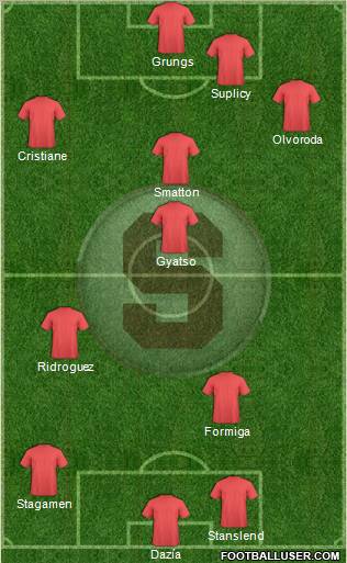 CD Saprissa Formation 2012