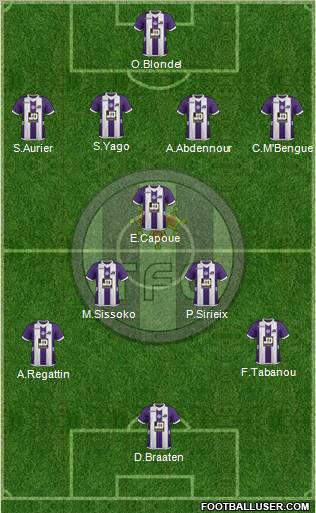 Toulouse Football Club Formation 2012