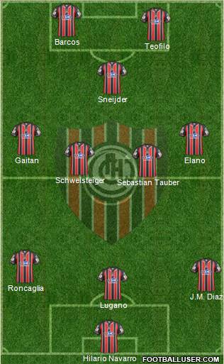 Chacarita Juniors Formation 2012