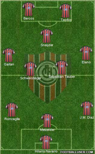 Chacarita Juniors Formation 2012