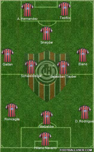 Chacarita Juniors Formation 2012