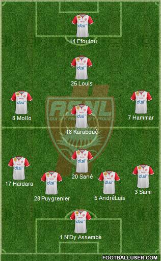 A.S. Nancy Lorraine Formation 2012