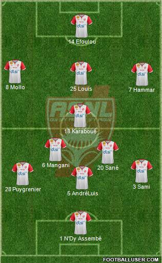 A.S. Nancy Lorraine Formation 2012