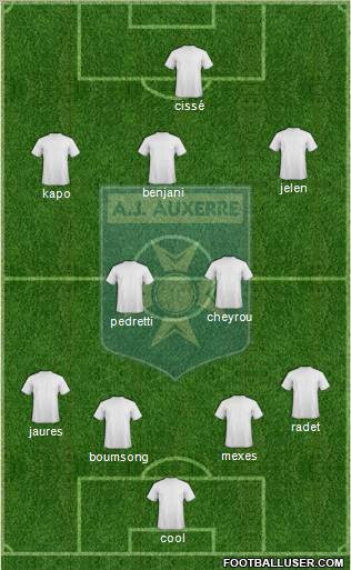 A.J. Auxerre Formation 2012