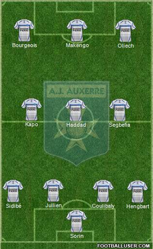 A.J. Auxerre Formation 2012