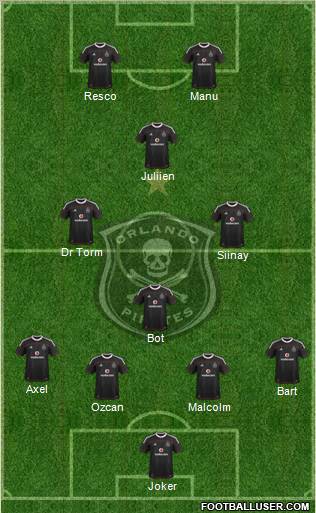 Orlando Pirates Formation 2012