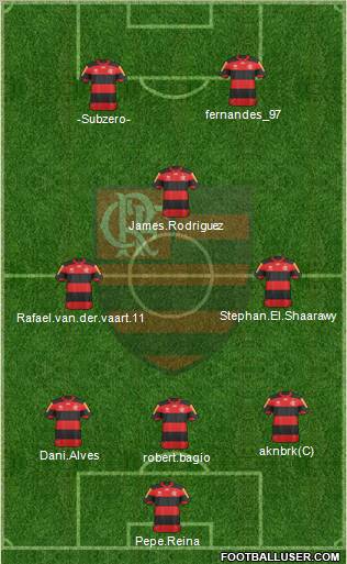 CR Flamengo Formation 2012