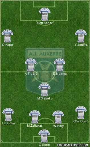 A.J. Auxerre Formation 2012