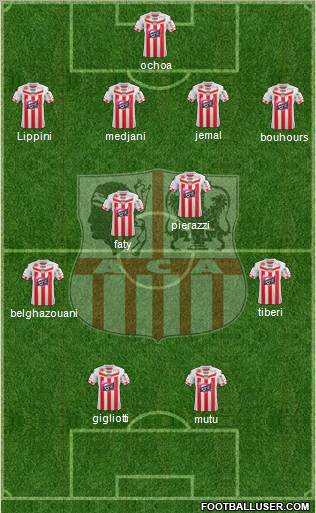 Athletic Club Ajaccien Football Formation 2012