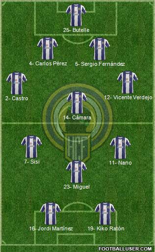 Hércules C.F., S.A.D. Formation 2012