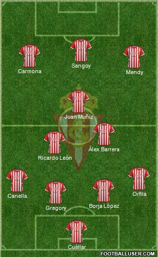 Real Sporting S.A.D. Formation 2012