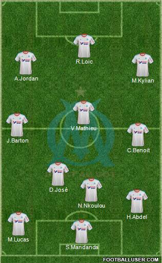 Olympique de Marseille Formation 2012