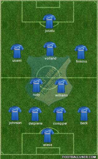 TSG 1899 Hoffenheim Formation 2012