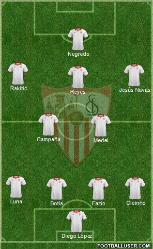 Sevilla F.C., S.A.D. Formation 2012