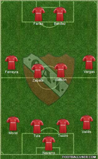 Independiente Formation 2012