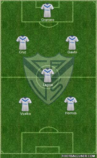 Vélez Sarsfield Formation 2012