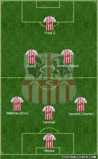 Athletic Club Ajaccien Football Formation 2012