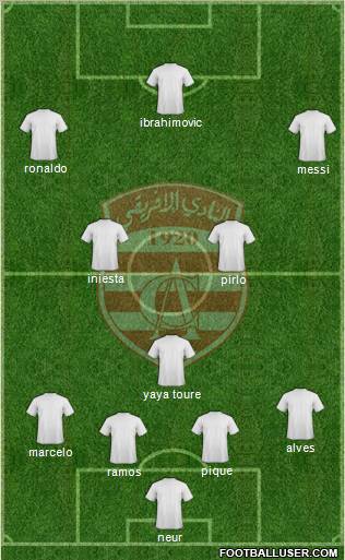 Club Africain Tunis Formation 2012