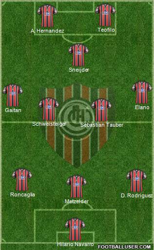 Chacarita Juniors Formation 2012