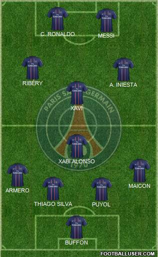 Paris Saint-Germain Formation 2012