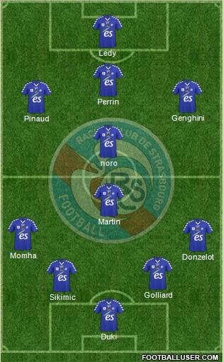 Racing Club de Strasbourg-Football Formation 2012