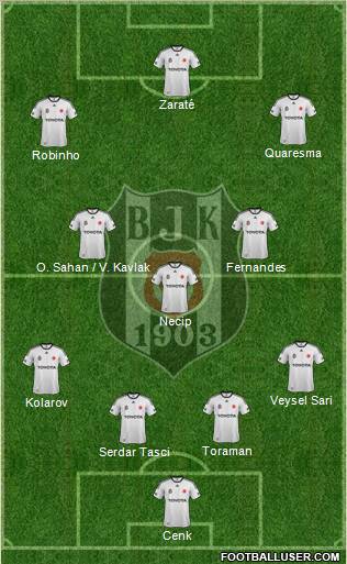 Besiktas JK Formation 2012