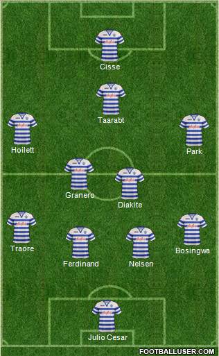 Queens Park Rangers Formation 2012