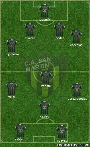 San Martín de San Juan Formation 2012