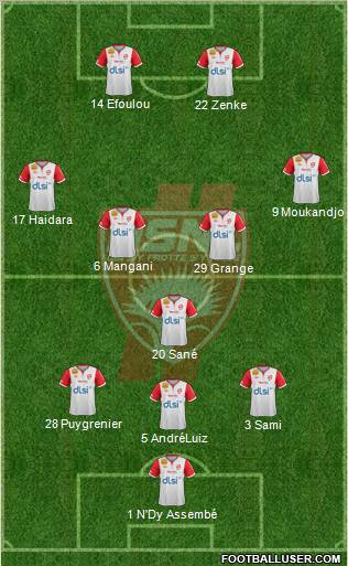 A.S. Nancy Lorraine Formation 2012