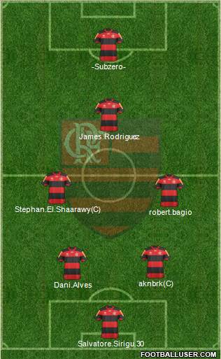 CR Flamengo Formation 2012