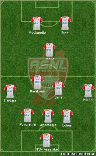 A.S. Nancy Lorraine Formation 2012