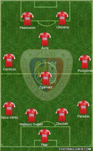 Piast Gliwice Formation 2012