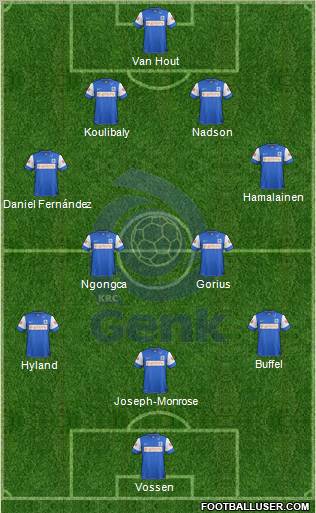 K Racing Club Genk Formation 2012