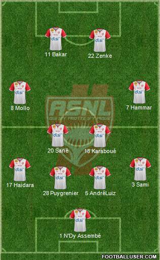 A.S. Nancy Lorraine Formation 2012