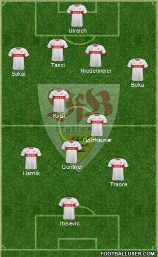 VfB Stuttgart Formation 2012