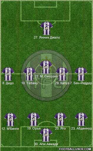 Toulouse Football Club Formation 2012