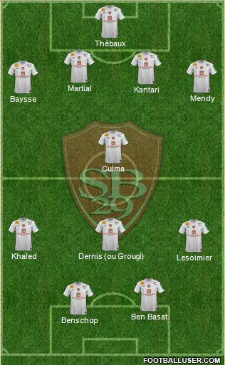 Stade Brestois 29 Formation 2012