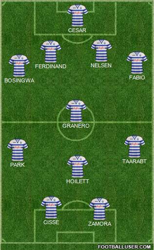 Queens Park Rangers Formation 2012