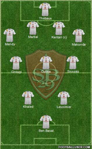 Stade Brestois 29 Formation 2012