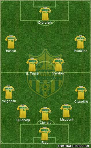 FC Nantes Formation 2012