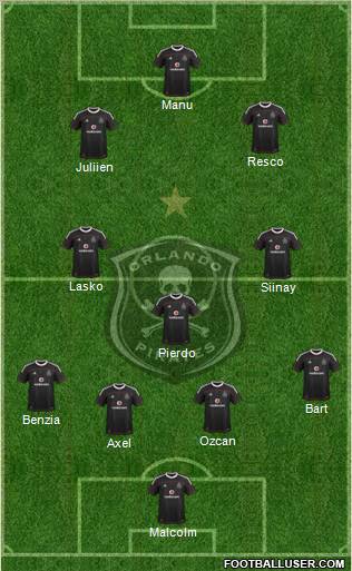 Orlando Pirates Formation 2012