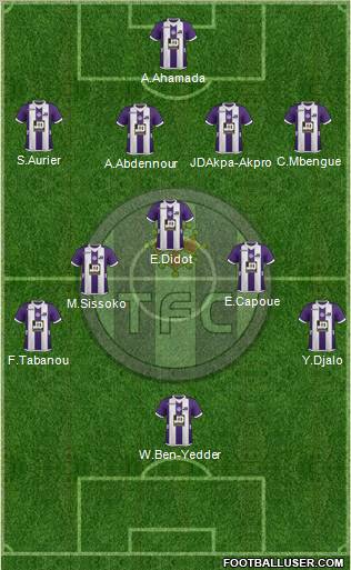 Toulouse Football Club Formation 2012