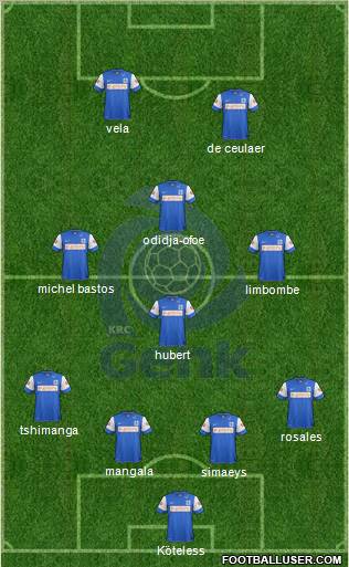 K Racing Club Genk Formation 2012