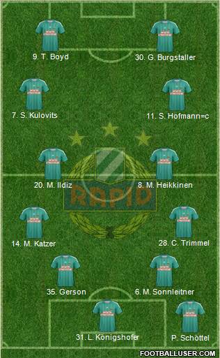 SK Rapid Wien Formation 2012